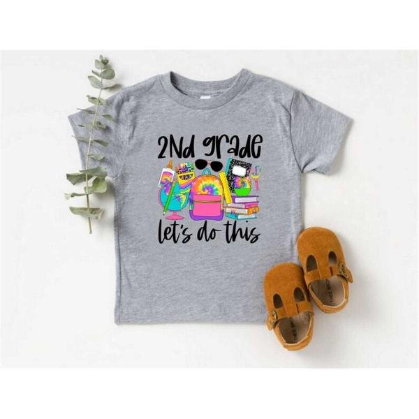 Back To School Shirt, 2nd Grade Shirt, Second Grade Tee, First Day Of School Tee,2nd Grade Teacher