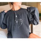 Middle Finger Bride, Bride Sweatshirt, Bridal Shower Gift, Bride Sweat, Bachelorette Party