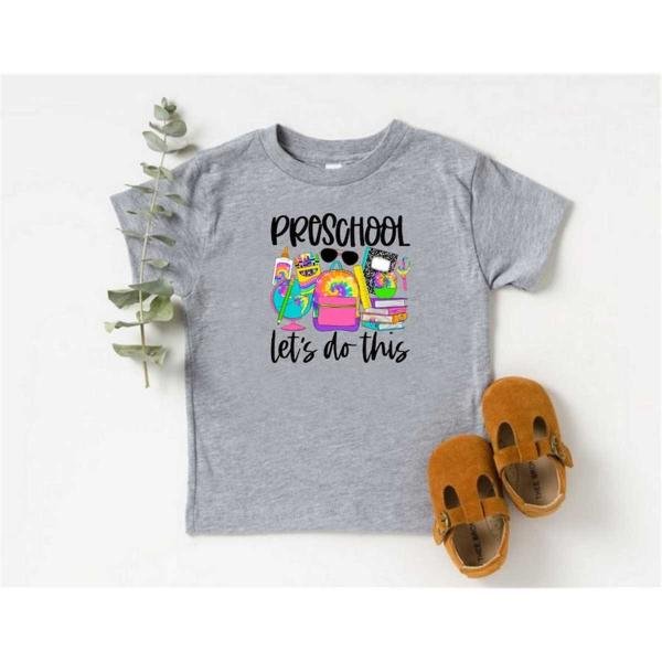 Preschool Crew, Preschool Teacher Shirt, Hello Preschool Shirt, Preschool Squad, Cute Preschool Teac