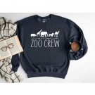 Family Matching Sweats, Zoo Crew Sweatshirt, Animal Keeper, Custom Family Matching, Zoo Trip Sweat, 