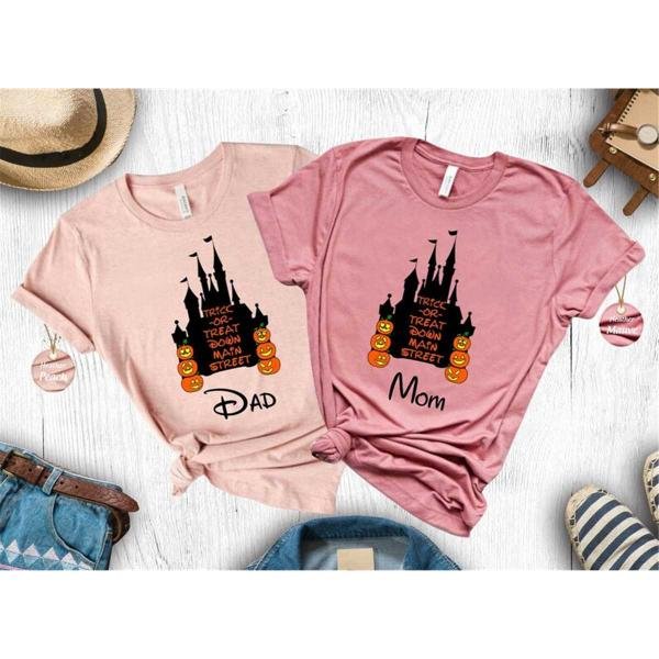 Disney Halloween matching shirts, Custom Disney Halloween Trick Or Treat Shirts, Disney Halloween Sh