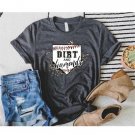 Baseball Mom Leopard Shirt, Dirt And Diamonds Shirt, Baseball Mom Shirt, Love Baseball shirt, Womens
