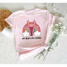 Pro Choice, Middle Finger Uterus TShirt, Feminist shirt, girl power shirt, Middle Finger Tshirt