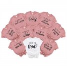 Bachelorette Party Shirt,Team Bride Shirts,Bridesmaid Party Group Shirt