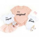 Sequel, Original, Finale Pregnancy Announcement, Matching Sibling Shirt,Baby Reveal,Gender Reveal, b