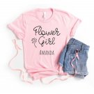 Wedding Shirt, Flower Girl Shirt, Shower Gifts, Flower Girl Gift, Custom Bridal Party Shirts,Girls W