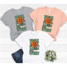 Spooky Vibes, Trick or Treat Smell My Feet Retro Pumpkin Shirt - Halloween, Fall, Spooky Season, Gho
