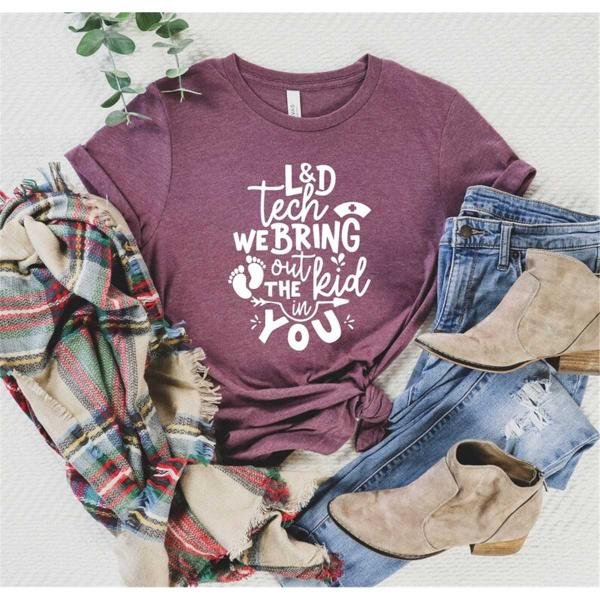 L&D Nurse Shirt, Nurse Shirts, Nurse Gift, Nursing Student, Nursing Student Gift, Labor and Delivery