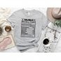 Taurus Shirt, Taurus Nutrition Facts, Taurus Gift, Gift For A Taurus, Taurus Merch, Taurus Apparel, 