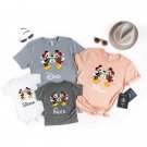 Disney Mickey And Minnie Shirt, Custom Mickey And Minnie Mouse Christmas T-Shirt, Cute Holiday Shirt