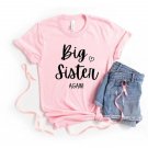 Baby Announcement Toddler Shirt, Big Sister AGAIN Shirt, Shirt for Big Sister