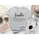 Auntie Shirts, Funtie Definition Shirt, Aunt T Shirt, Mother's Day TShirt, Gift For Aunt, Aunt Birth