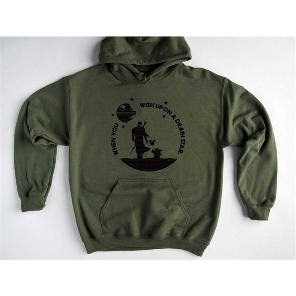 Star Wars Sweat, Baby Yoda Sweatshirt, Baby Alien Hoodie, Star Wars Disney Sweat, Mamalorian Sweat