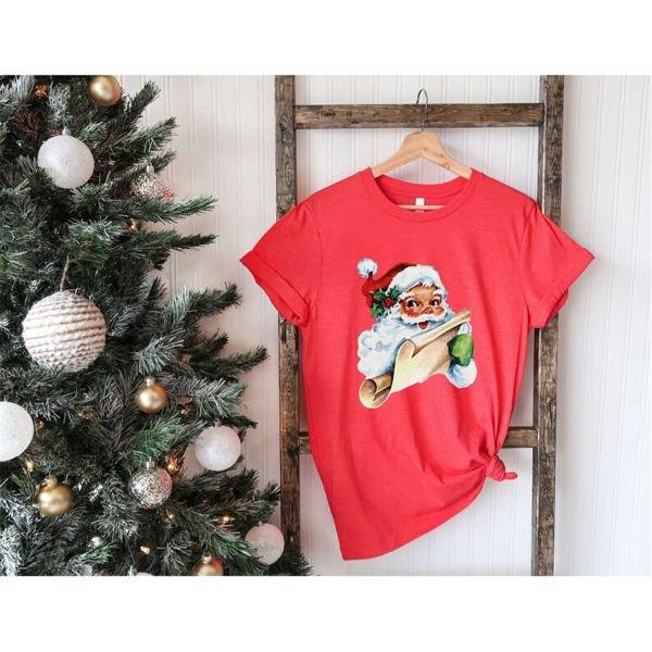 Retro Santa Shirt, Christmas Santa Shirt, Christmas Gift, Retro Christmas Shirt, Vintage Santa Tee, 