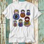 Matryoshka Russian Stacking T Shirt Top Design Unisex Ladies T-Shirt