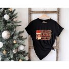 Christmas Shirt, Christmas Latte Shirt, Flannels Latte Leggings Shirt, Christmas Coffee Shirt