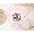 Disney Vacation Shirt, Magic Kingdom Castle Shirt, Disney Family Shirt, Floral Castle Spring Shirt, 