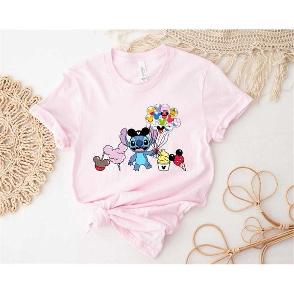 Disney Shirt, Stitch Shirt, Stitch Snacks Shirt, Stitch Balloon Shirt, Disney Snack Shirt, Disneylan