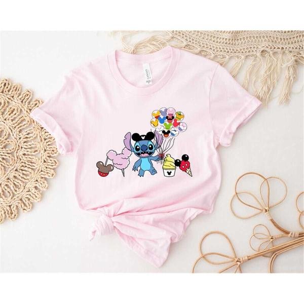 Disney Shirt, Stitch Shirt, Stitch Snacks Shirt, Stitch Balloon Shirt, Disney Snack Shirt, Disneylan