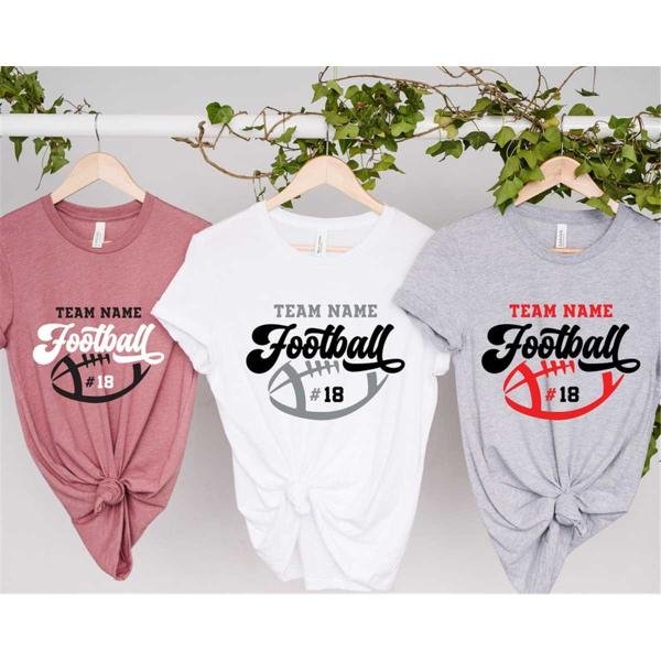 Personalized Football Shirt, Custom Football Shirt, Football Team Name Shirt, Football Shirt, Game D