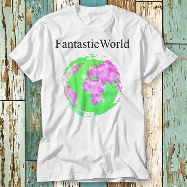 Fantastic Green Pink World Mother Nature Universe Planet Earth T-Shirt