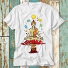 Magic Mushroom Buddha Ra Zen Om Yoga Planets Solar T-Shirt