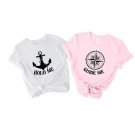 Matching Couples Shirts, Hold Me Guide Me Shirt, Captain First Mate, Gifts For Sailors, Valentines D