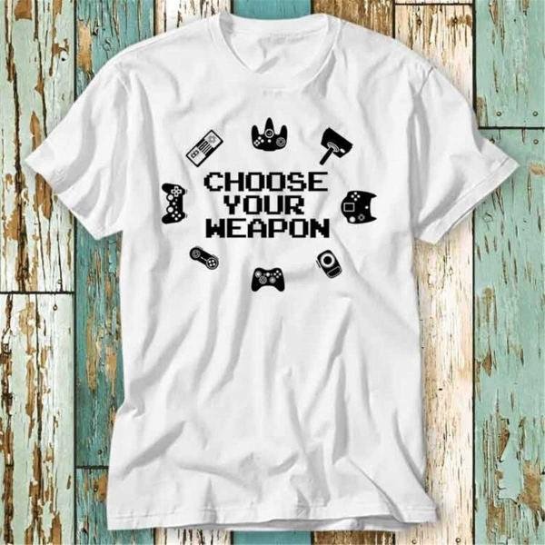 Choose Your Controller Weapon Funny Gaming Online Game Shirt T-Shirt
