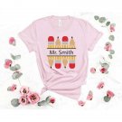 Customized Name Teacher Shirt, Custom Teacher Shirt, Teacher Shirts, Pencil Teacher Shirt, Personali