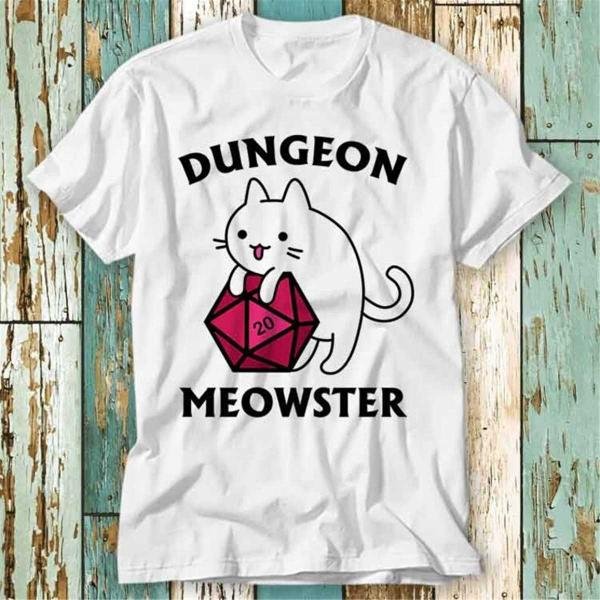 Dungeon Meowster Dragons Monster Dnd Guess I Ll Die T-Shirt