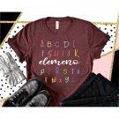 Preschool Teacher Shirt, ABC Elemeno Shirt, Alphabet Shirt, Kindergarten Teacher Shirt, Teacher Shir