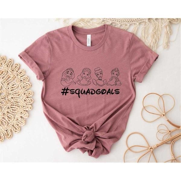 Disney Shirt, Squad Goals Shirt, Disney Princess Shirt, All Princess Shirt, Mouse Head Tee, Disney S
