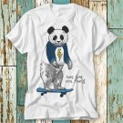 Cool Panda Skateboarding Flash Storm Skate Board Make Some T-Shirt