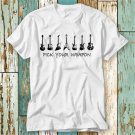 Pick Your Weapon Guitar Music T Shirt Top Design T-Shirt