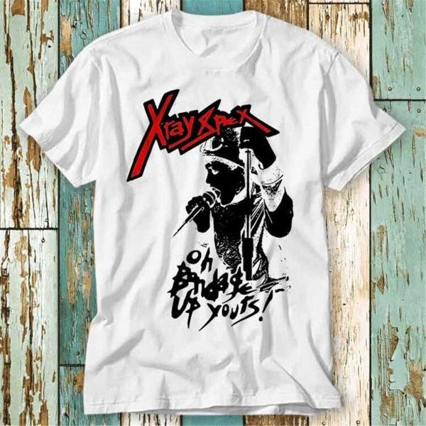 Xray Spex Oh Bondage Up Yours Music Band Retro T-Shirt