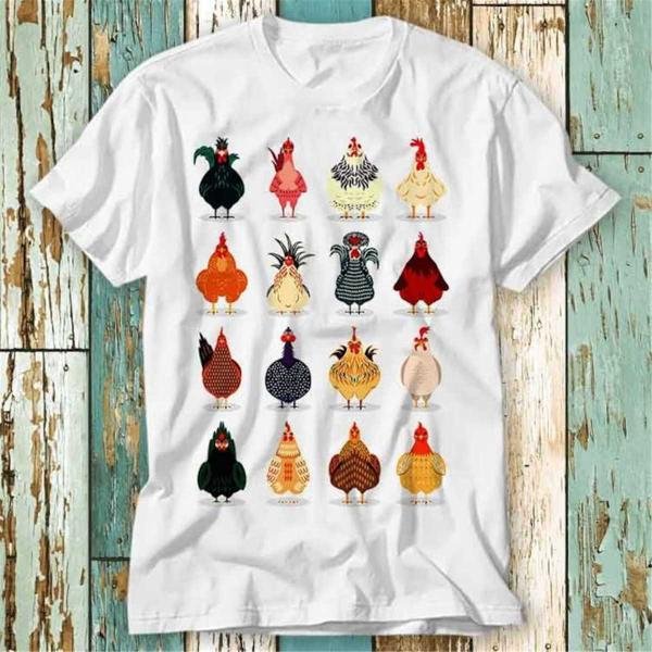 Cute Chicken List Chickens In My Mind T Shirt T-Shirt