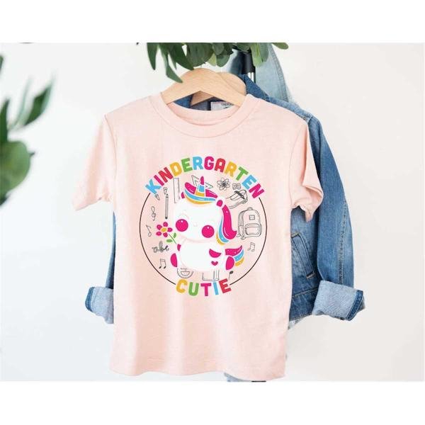 Kindergarten Cutie Shirt Hello Kindergarten Shirt Prek Student Shirt Kindergarten Student Shirt Kind