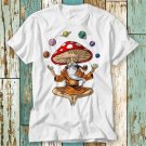 Magic Mushroom Buddha Om Planet Meditation Zen Yoga Chakra T-Shirt