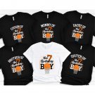 Family Basketball Birthday Shirt, Basketball Birthday Shirt, Birthday Boy Shirt, Custom Basketball B