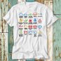 Car Dash Icons T Shirt Top Design Unisex Ladies Mens Tee Retro Fashion Vintage Shirt S826