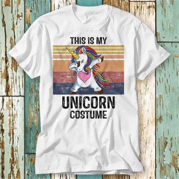 This Is My Unicorn Costume Dabbing T Shirt Top T-Shirt