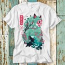 Japanese Flower Woodblock Art Hiroshige Sakura Cherry Blossoms Japan T-Shirt