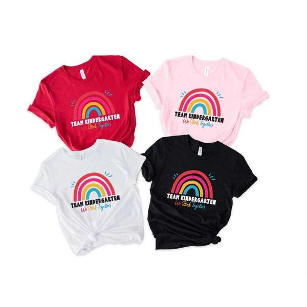 We Stick Together, Team Kindergarten Shirt, Hello Kinderten Shirt, Kindergarten Student Shirt, Kinde
