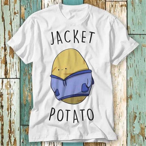 Jacket Potato Cute Funny Vegetable T Shirt Top Design T-Shirt