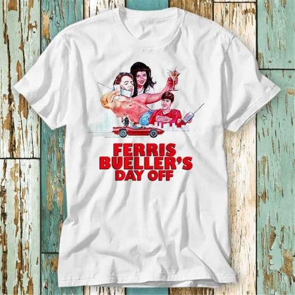 Ferris Bueller S Day Off Cult Movie Poster 80s T T-Shirt