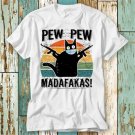 Pew Pew Madafakas Meme Cat Face Mask T Shirt T-Shirt