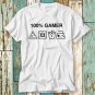 100 Percent Gamer No Laundry Pizza Online Game Console T-Shirt