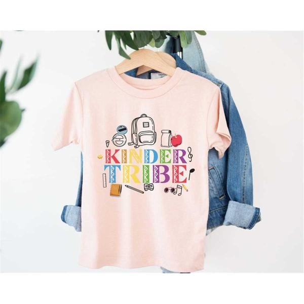 Kinder Tribe Shirt, Hello Kindergarten Shirt, Kindergarten Student Shirt, Teacher Shirt, Kindergarte