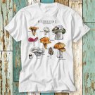 Edible Wild Mushroom Herbs Plants T Shirt Top Design T-Shirt