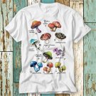British Wild Mushrooms T Shirt Top Design Unisex Ladies Mens Tee Retro Fashion Vintage Shirt S732